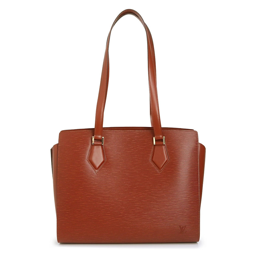 LOUIS VUITTON Duplex Epi Leather Kenya Brown Tote Bag